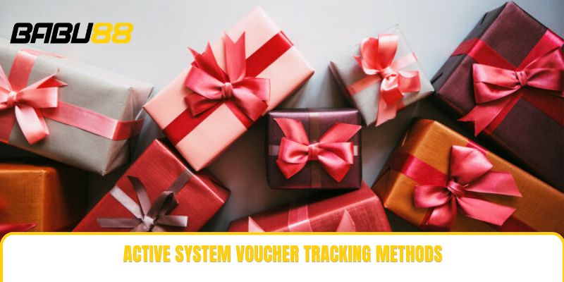 Active system voucher tracking methods Active system voucher tracking methods