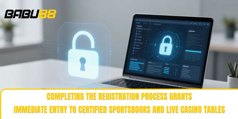 Completing the registration process grants immediate entry to certified sportsbooks and live casino tables. Completing the registration process grants immediate entry to certified sportsbooks and live casino tables.