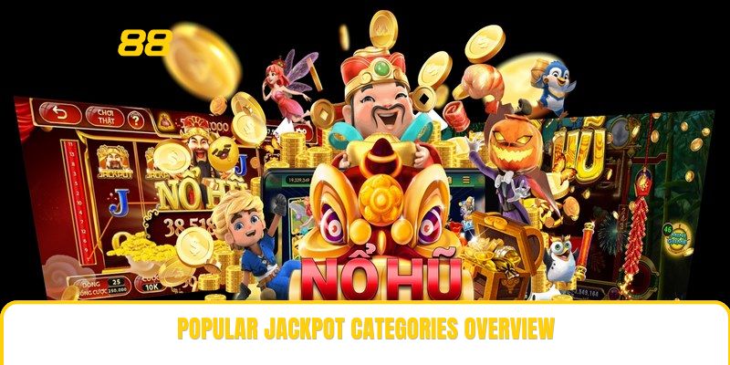Popular jackpot categories overview Popular jackpot categories overview