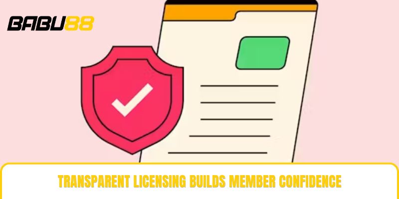 Transparent licensing builds member confidence Transparent licensing builds member confidence